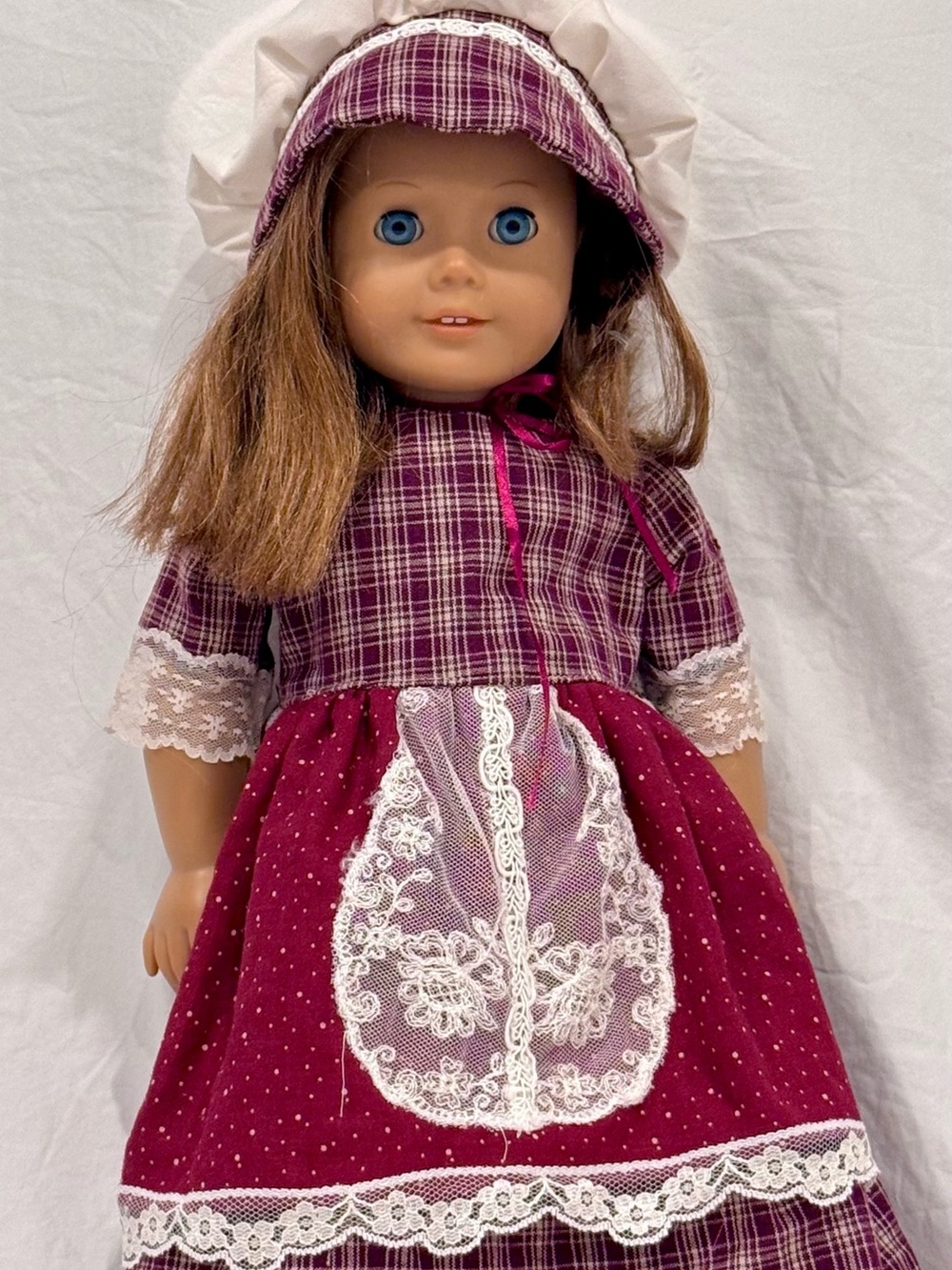Beautiful Handmade American Girl Doll Size Pioneer outfit